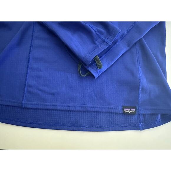 Patagonia XXS Midweight Capilene Long Sleeve Base Layer Polartec Crewneck Blue - Picture 4 of 9